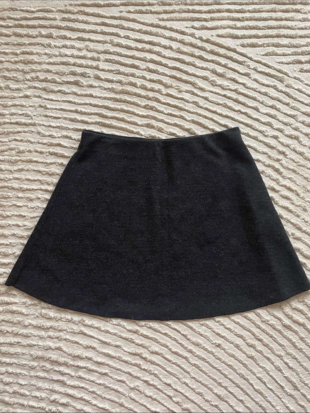 Zara charcoal heather A-Line mini Skirt